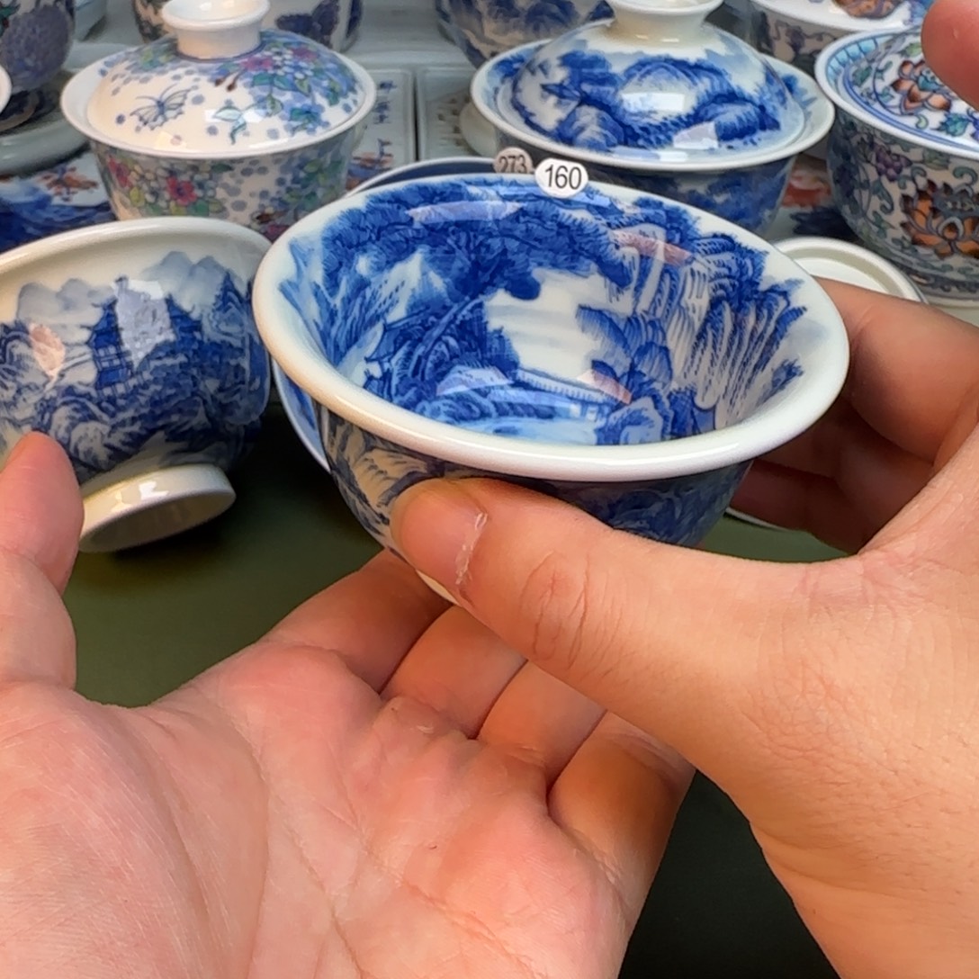 彦祖纯手工手绘茶具150
