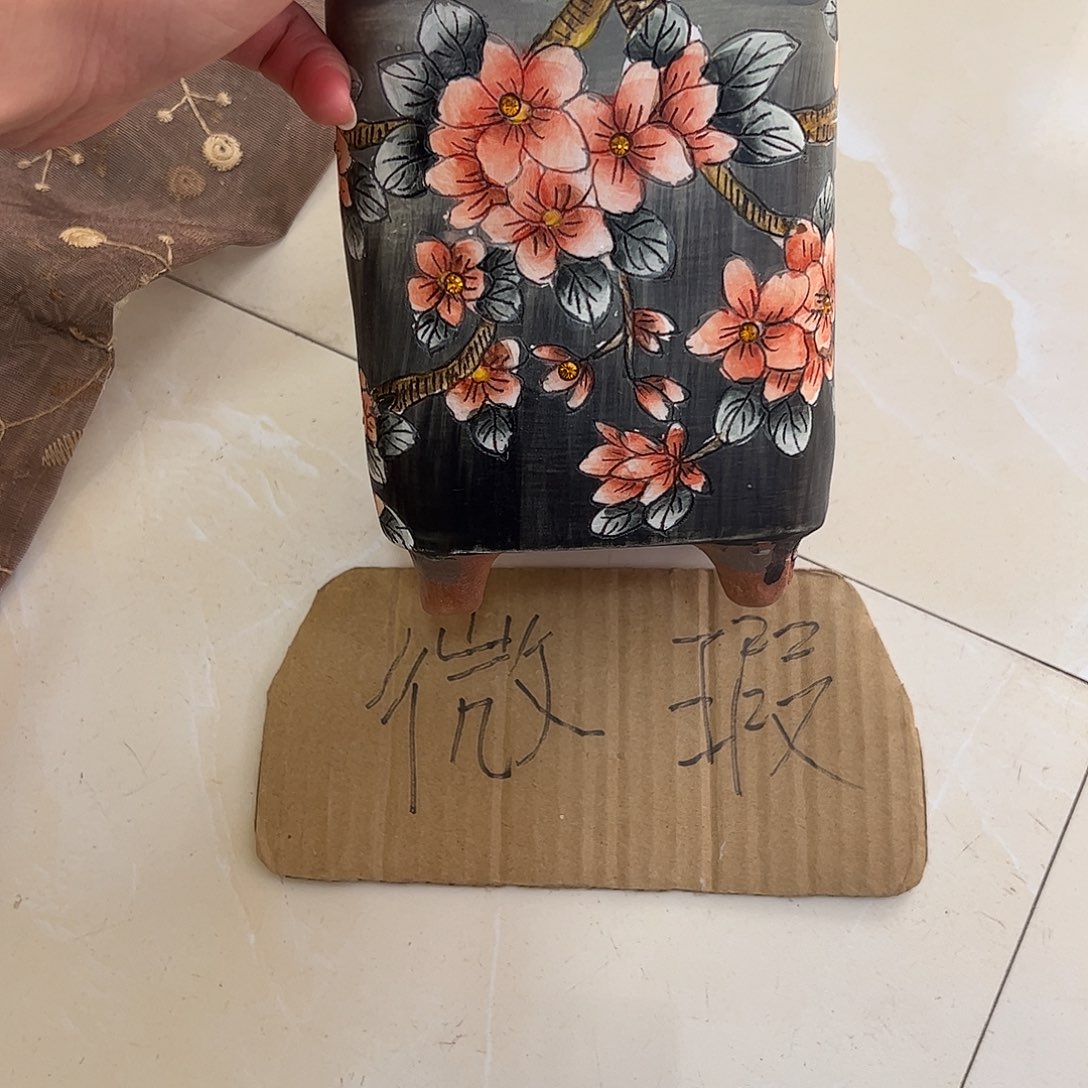 景德镇炫彩手绘口10高14.5