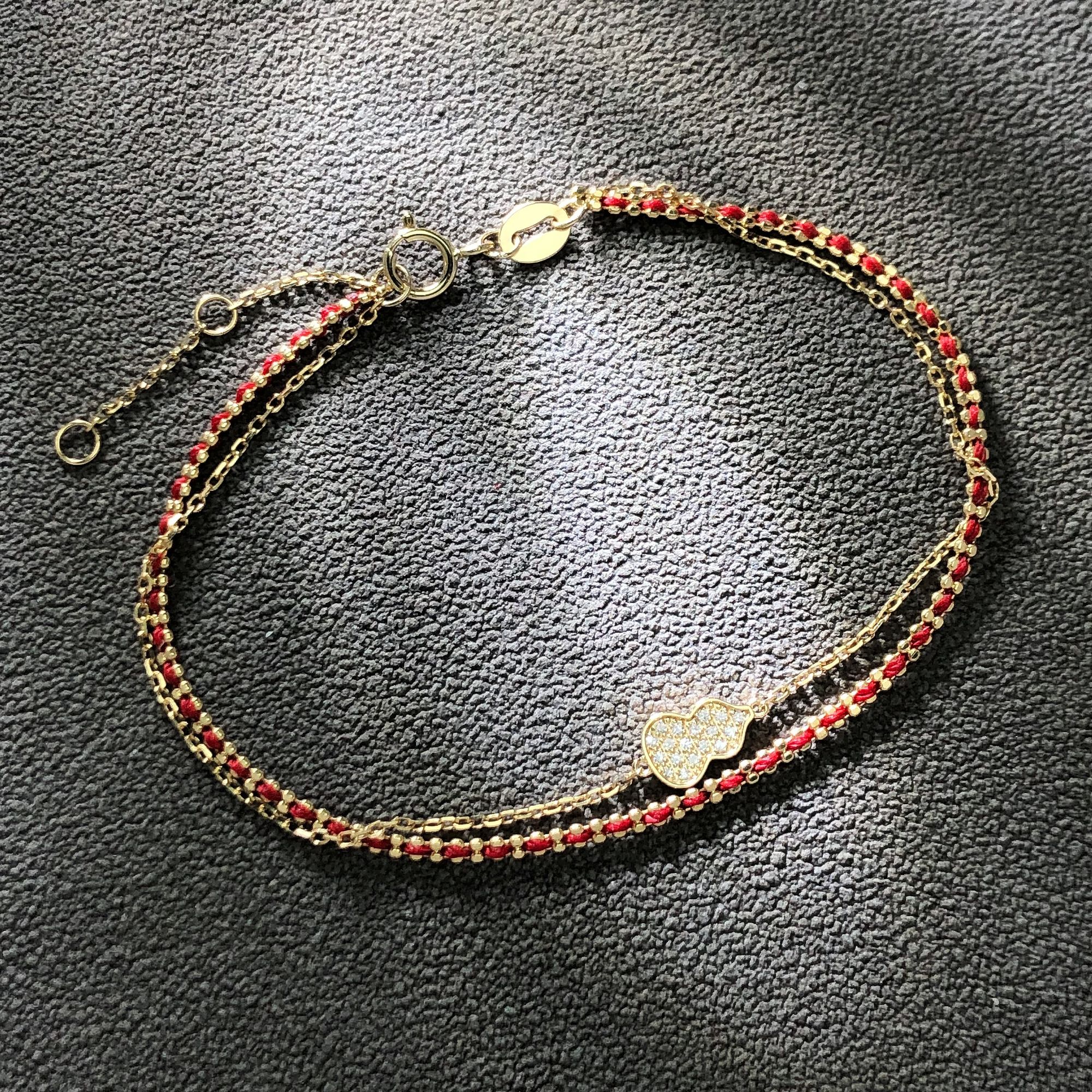 【举石臻选】TA11-1620-595钻石手链18k（一件）H