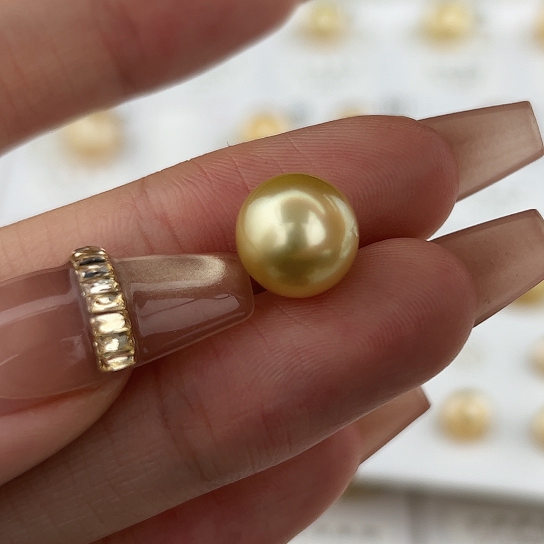 定制海水珍珠未镶嵌裸珠10.5 不退换 可戒指
