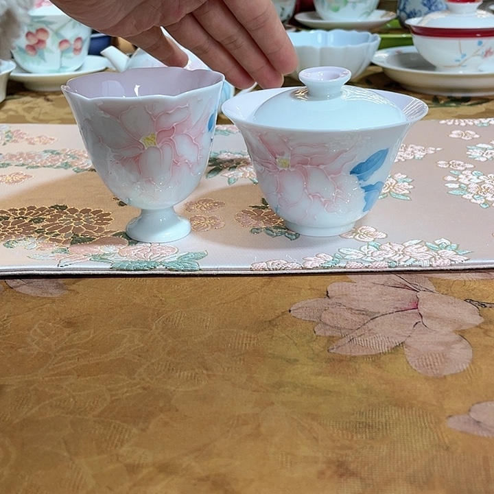 【闪购商品】国色惊城盖碗➕杯哈哈哈