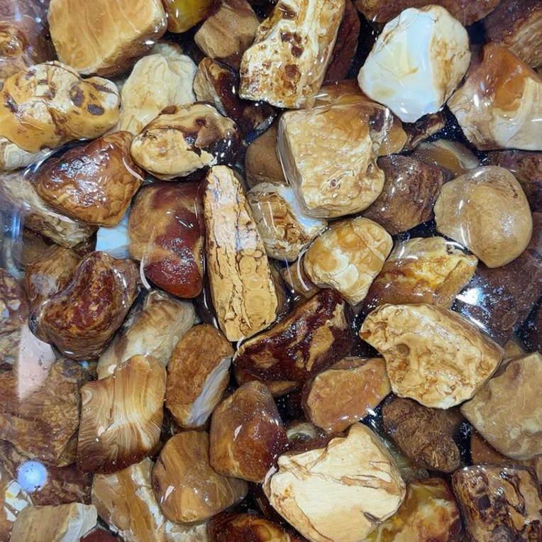 沁色蜜蜡花蜡直播间付款，私自拍下发瑕疵10以下圆珠