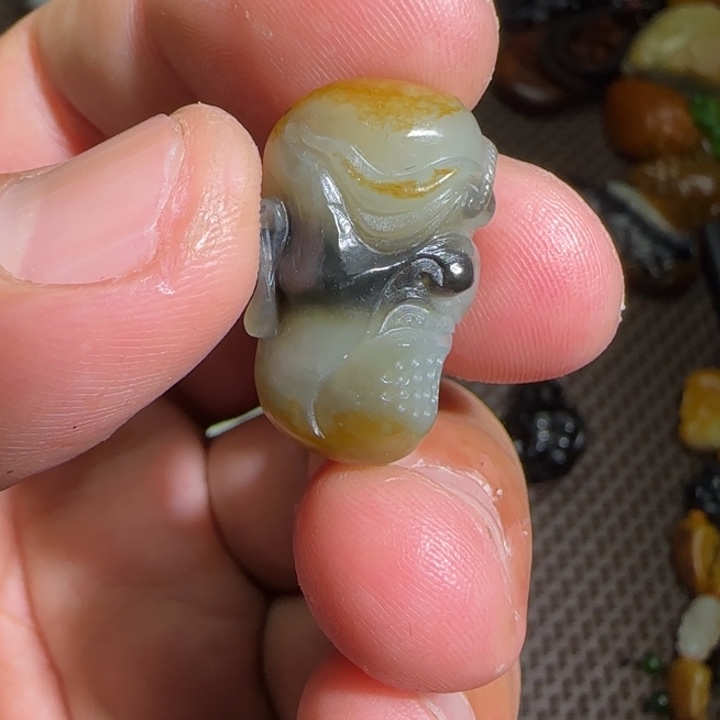 和田玉吊坠(不含链)未镶嵌