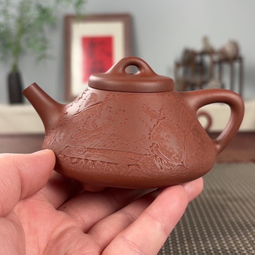 紫砂茶壶黄龙山原矿紫砂壶220