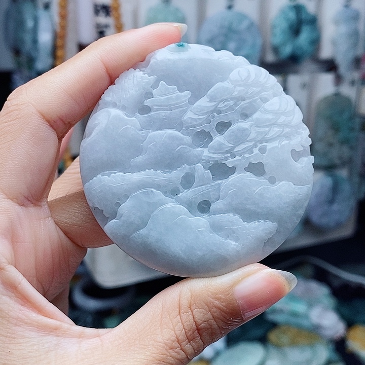翡翠未镶嵌颈饰翡翠