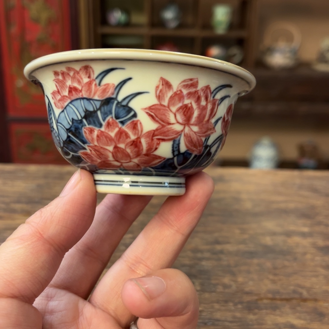 柴烧手工手绘陶瓷