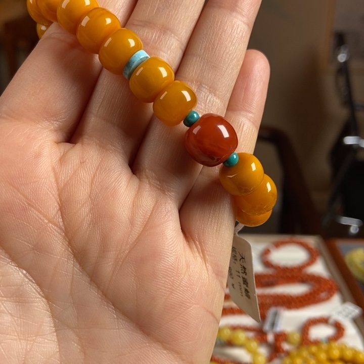 琥珀手链未镶嵌蜜蜡手串11