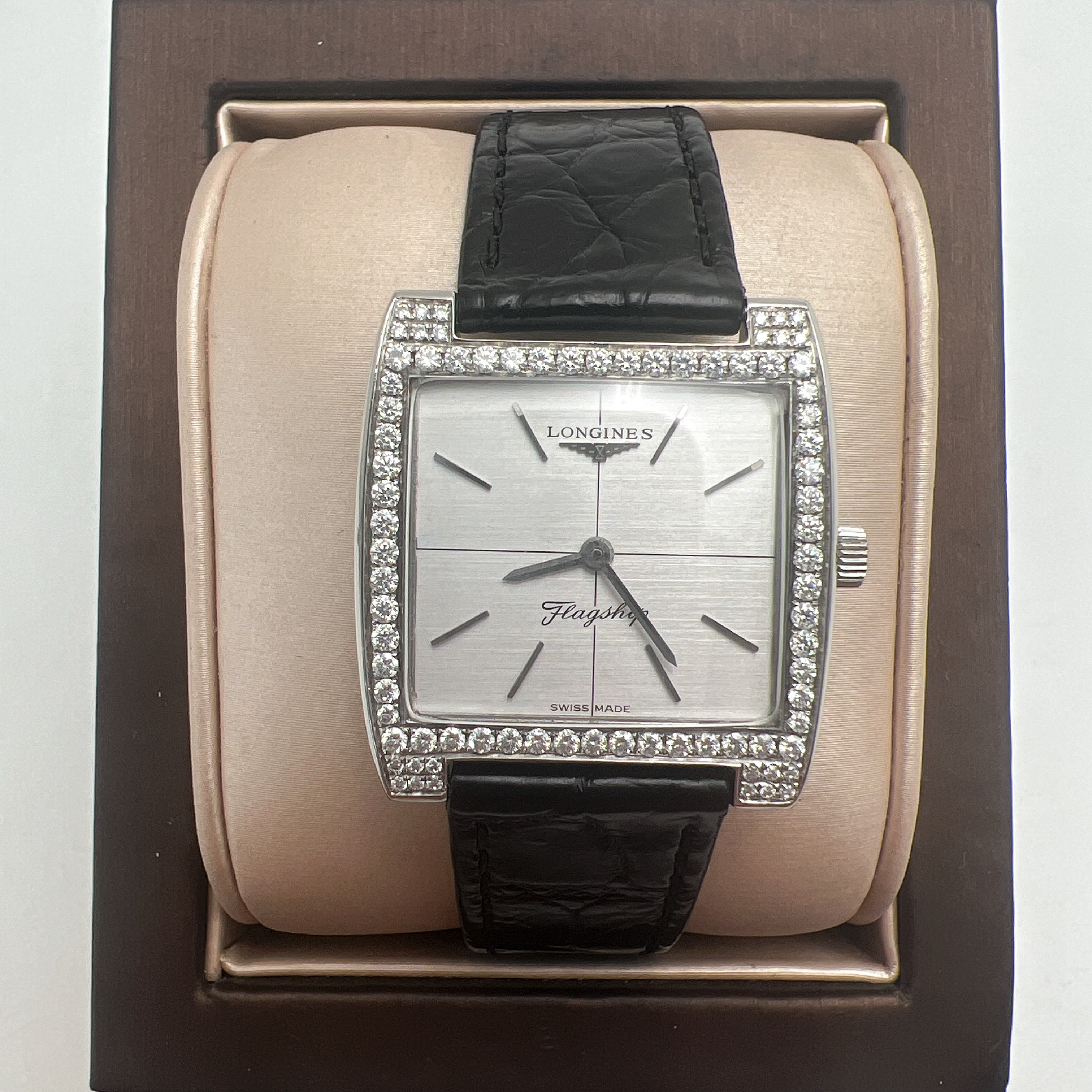 95新 Longines/浪琴 浪琴12255手动后钻赠送表带赠送手链