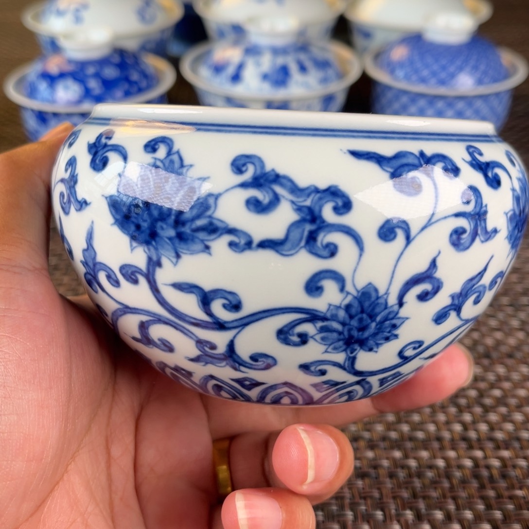 瓷片微瑕景德镇陶瓷水洗