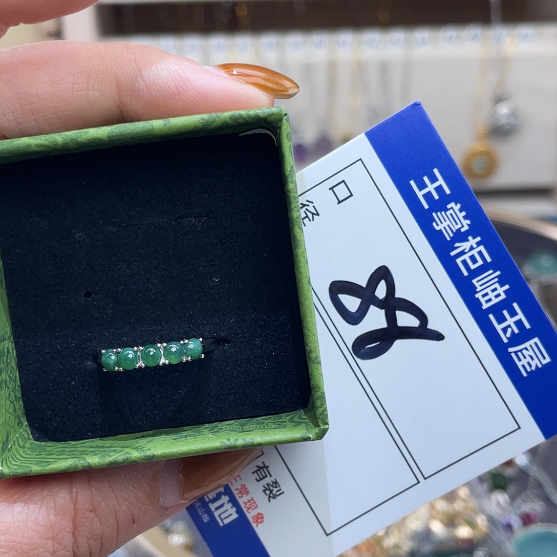 翡翠银S925镶嵌颈饰