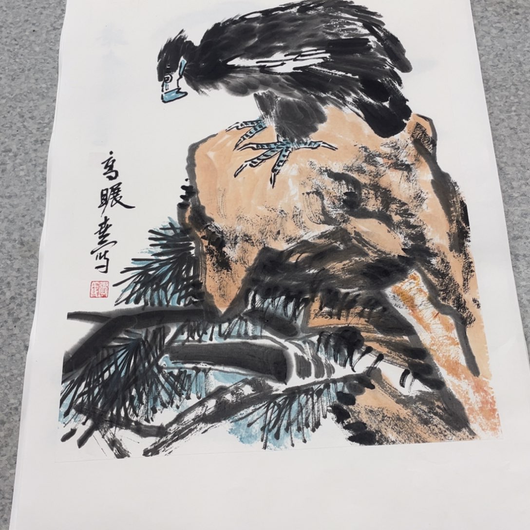 国画1.4平尺国画作品