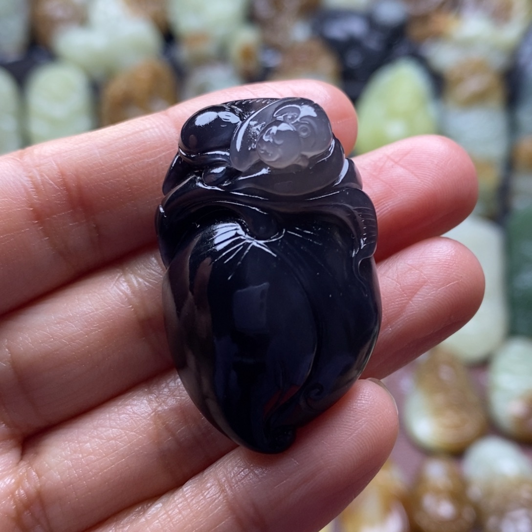 吊坠(不含链)未镶嵌和田玉（糖玉）