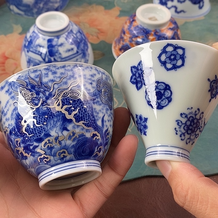 杯岚**冕现代景德镇全手工全手绘茶具1688888