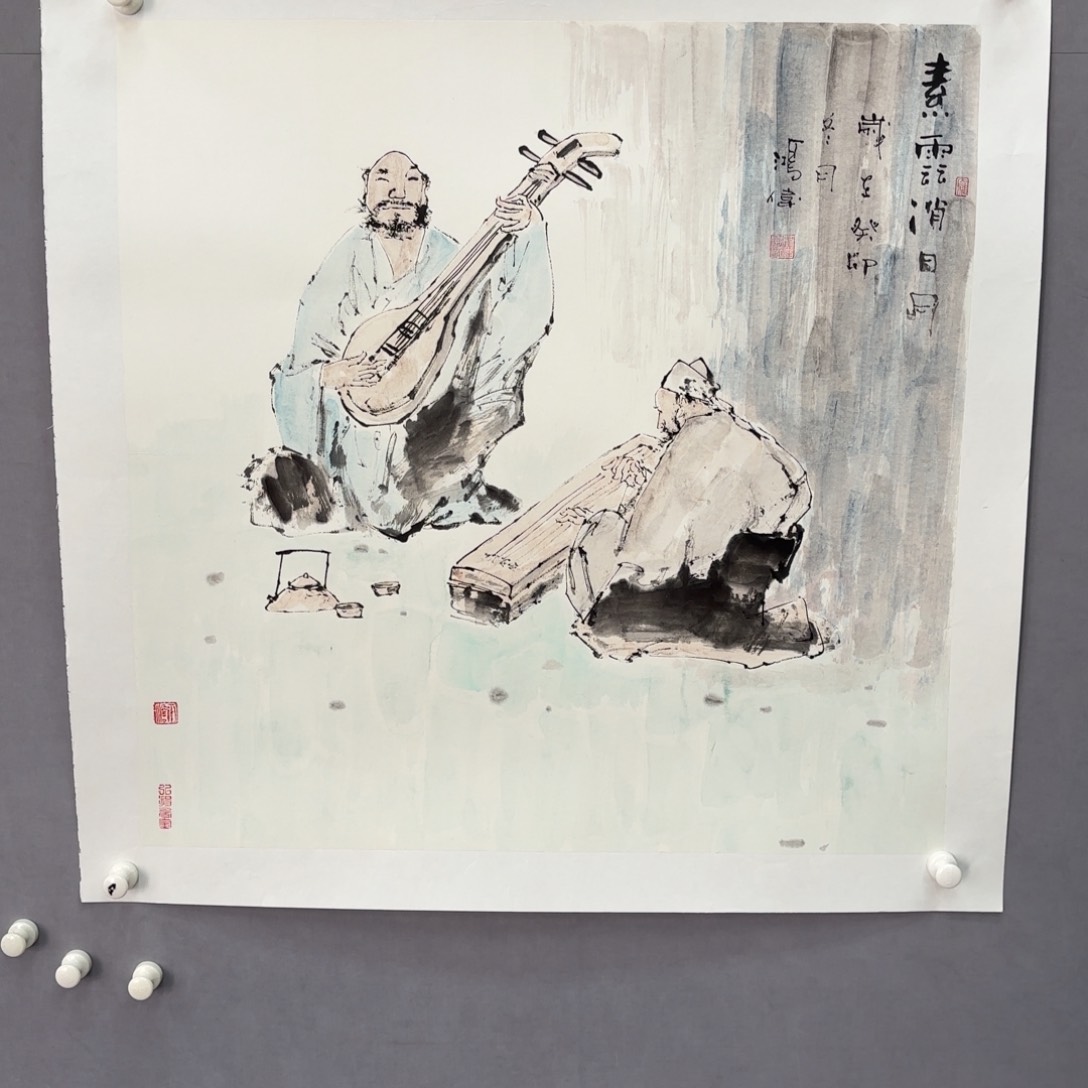 国画亲笔手绘原创