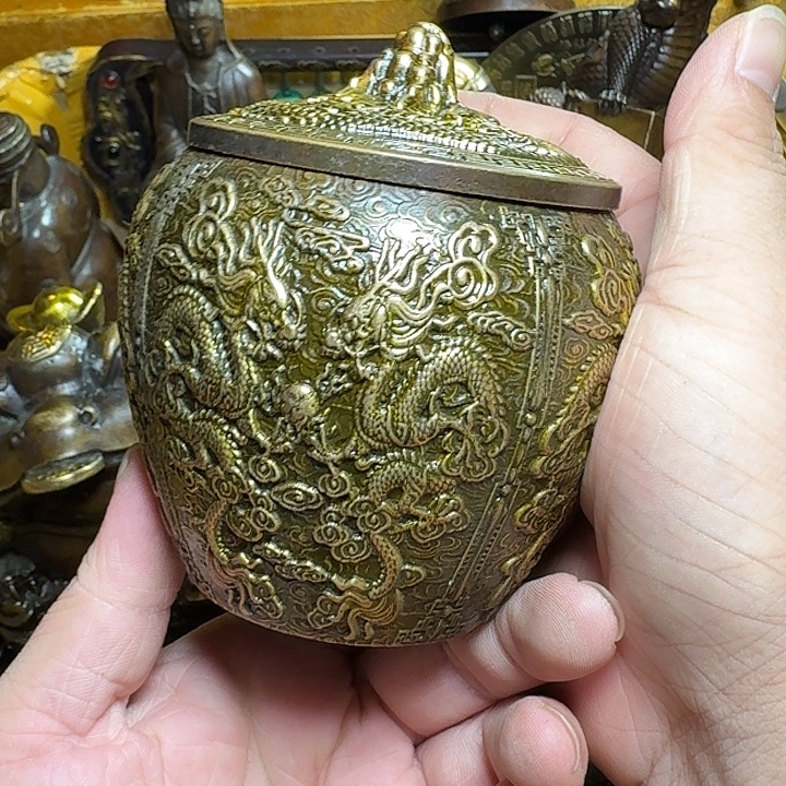 铜器摆件收收藏藏