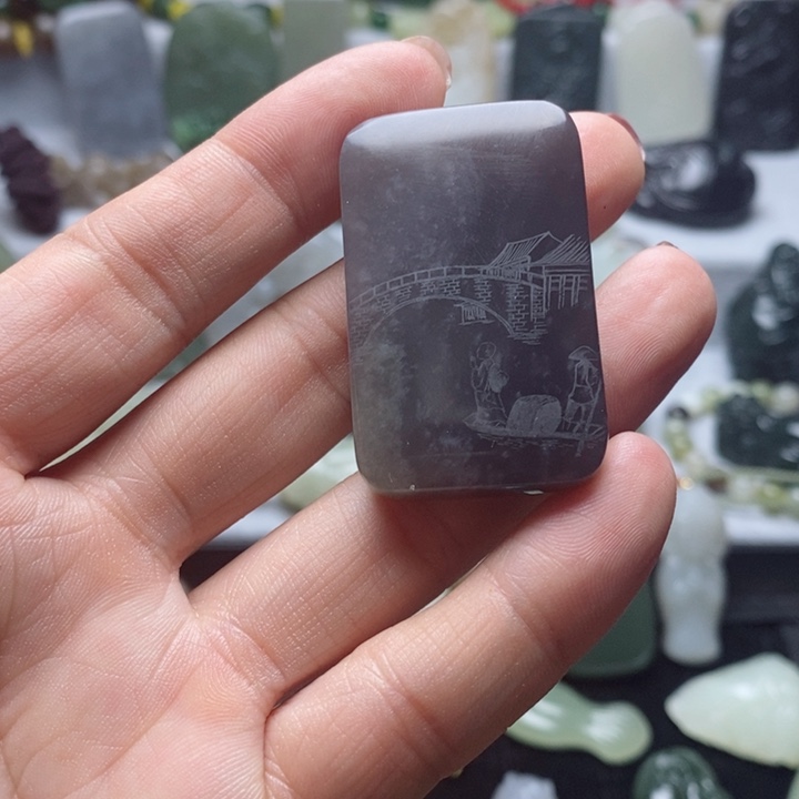 和田玉吊坠未镶嵌