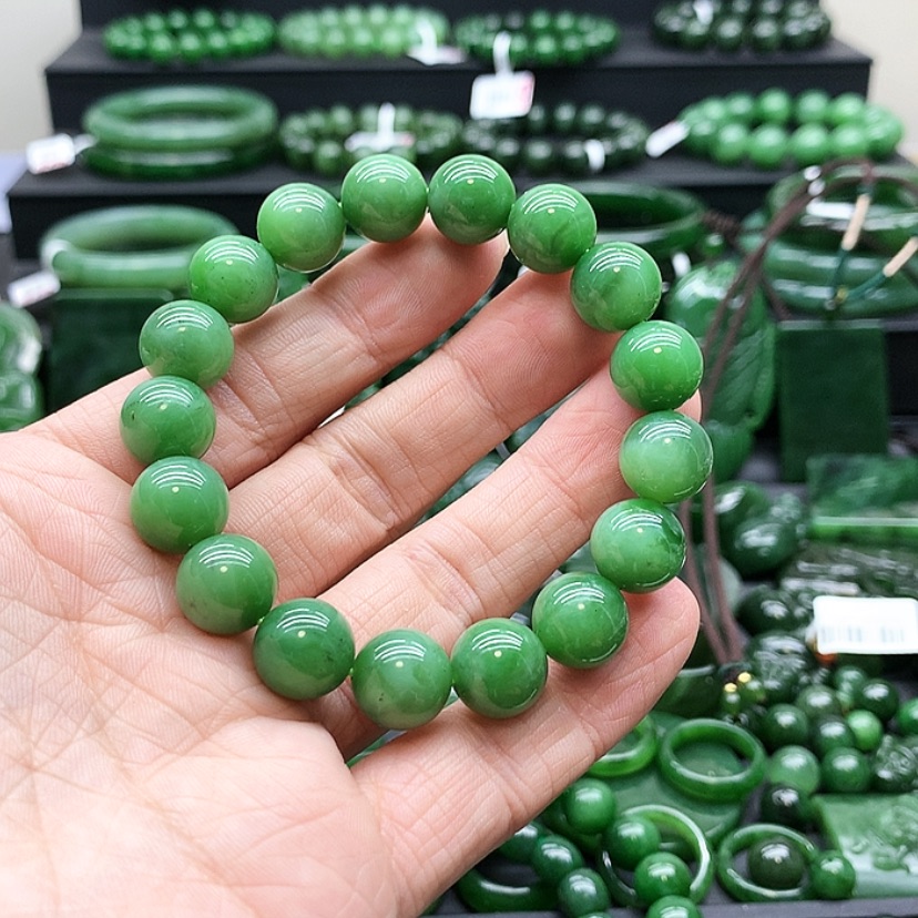 【闪购商品】和田玉（碧玉）手链未镶嵌展****¥