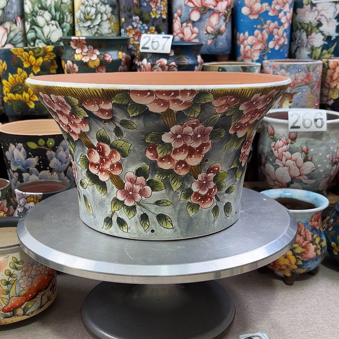 景德镇花盆景德镇陶瓷花盆