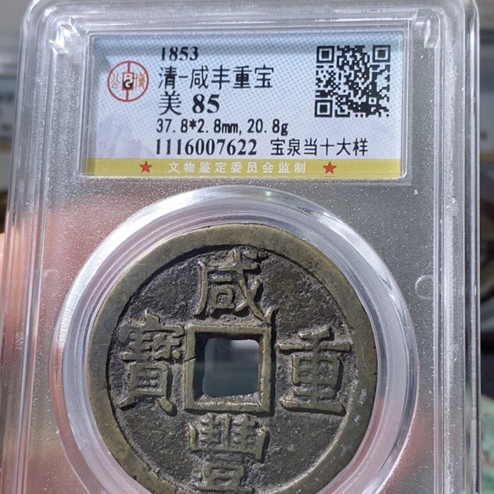 铜5咸丰泉十大样 传世