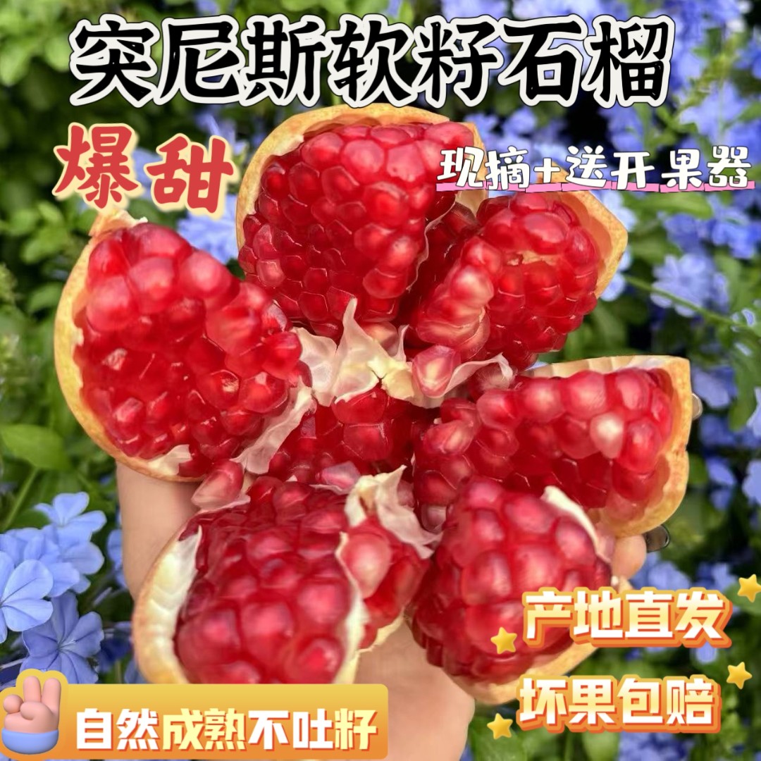 四川高山老树软籽石榴纯甜应季水果产地直发
