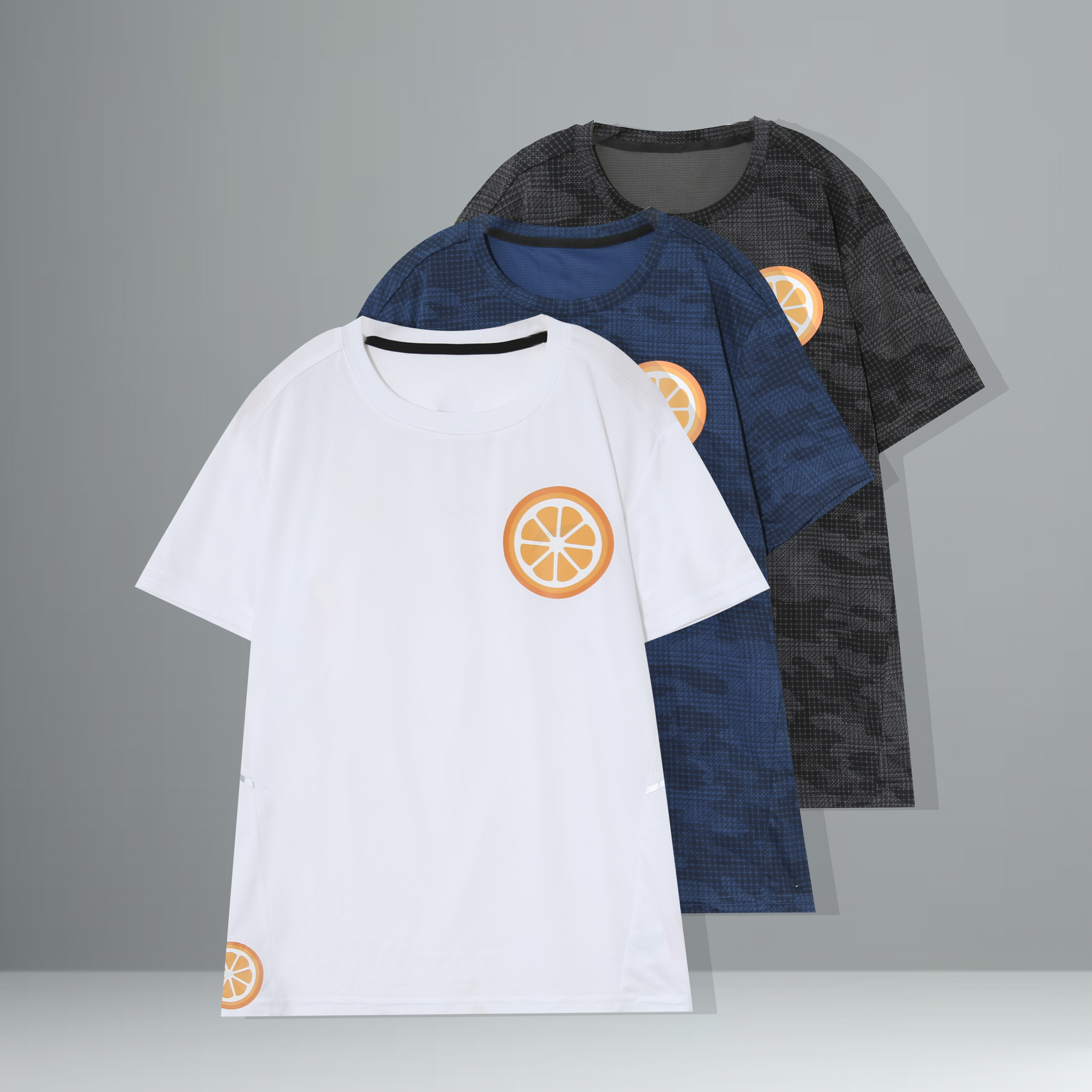 男士舒适透气通勤风短袖舒适休闲宽松圆领设计夏季百搭T恤P-N289