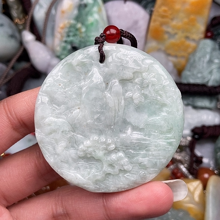 颈饰未镶嵌翡翠翡翠