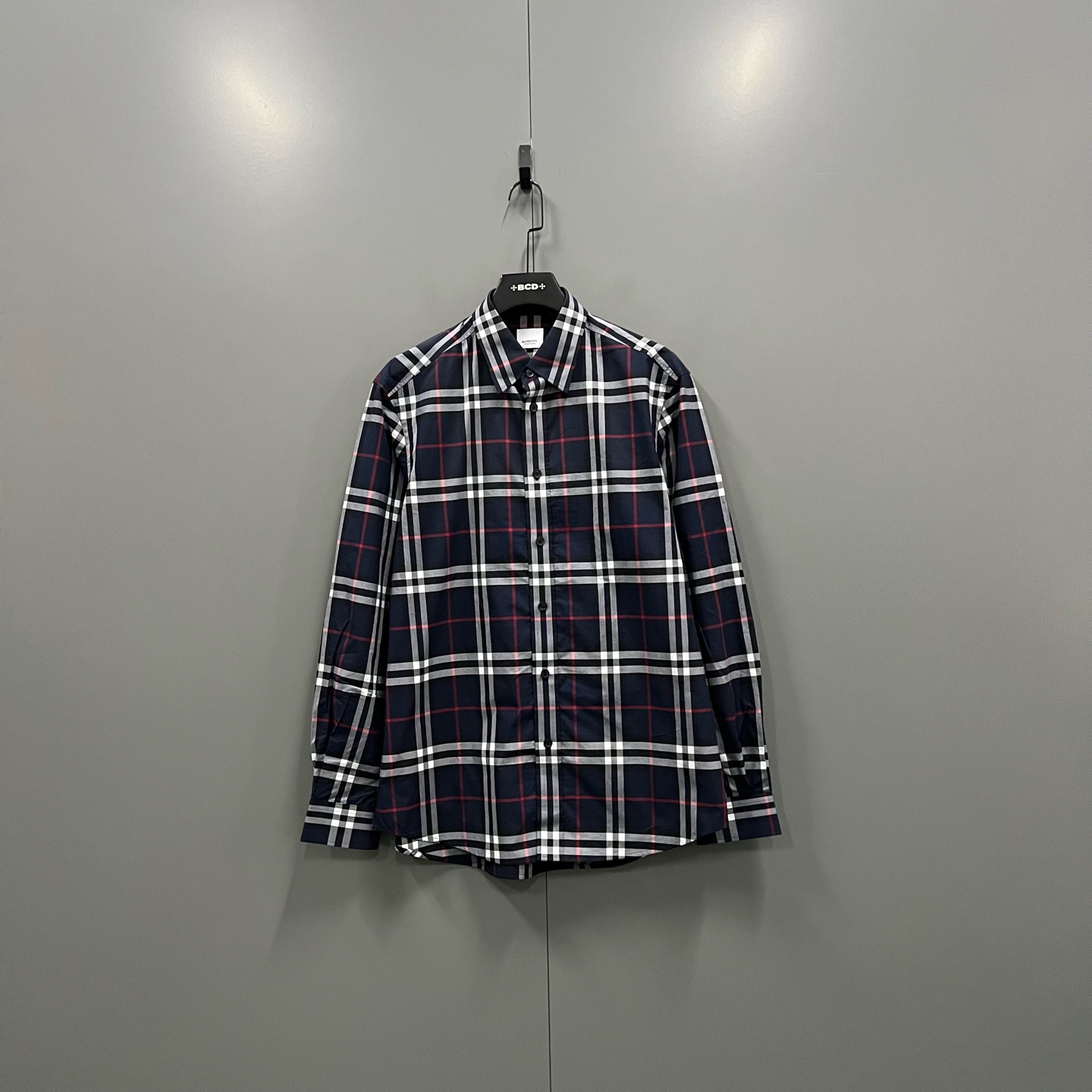 未使用 BURBERRY/博柏利 j2/格纹衬衫 020468