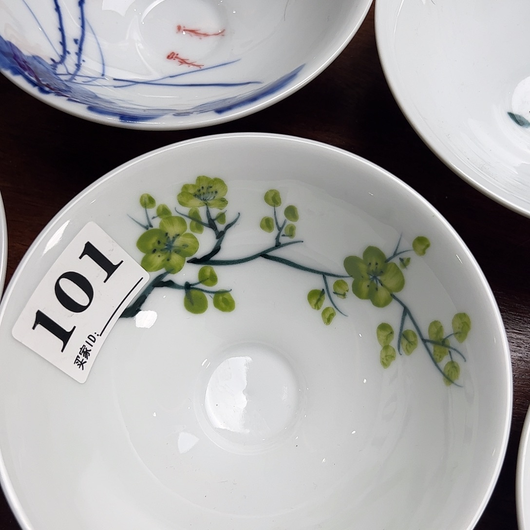 瓷片景德镇陶瓷手工手绘制作