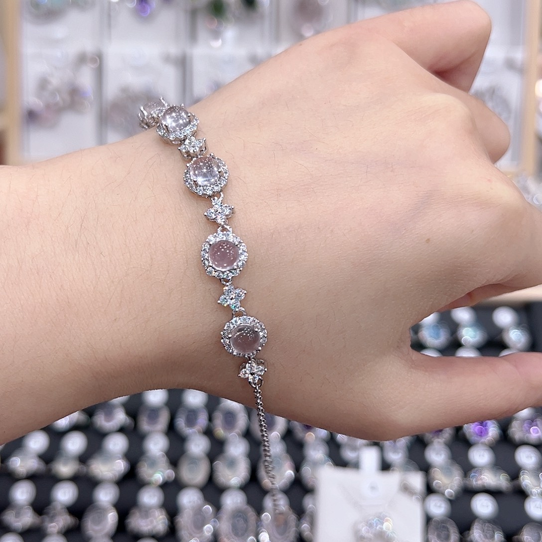 黎***点萤石戒指银S925镶嵌