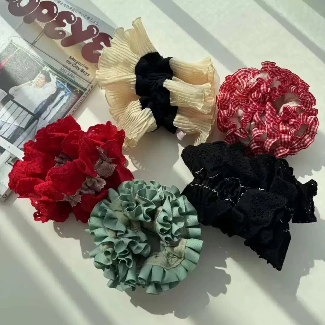 拍下no退no换韩风发圈发绳发饰ins头绳皮筋头饰