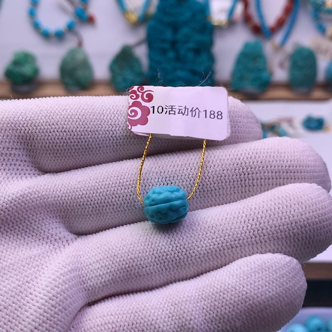 绿松石未镶嵌金刚8mm