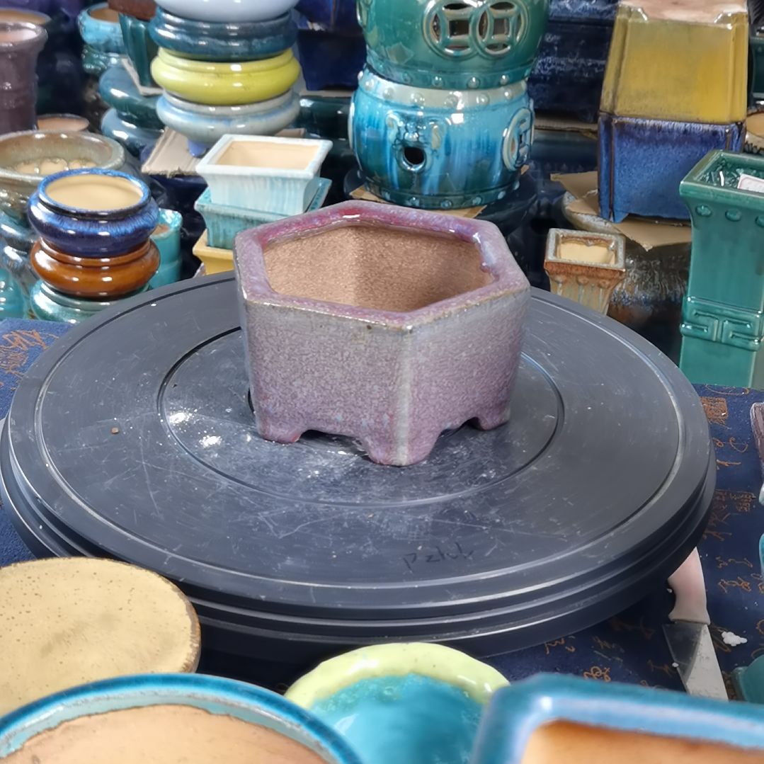 内口12.5*13深6.5石湾花盆默认微瑕