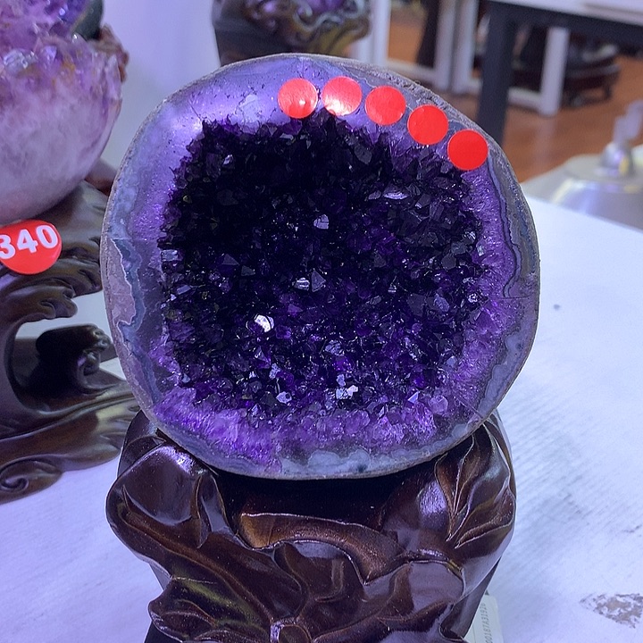 紫晶大型摆件（非配饰）未镶嵌蛋