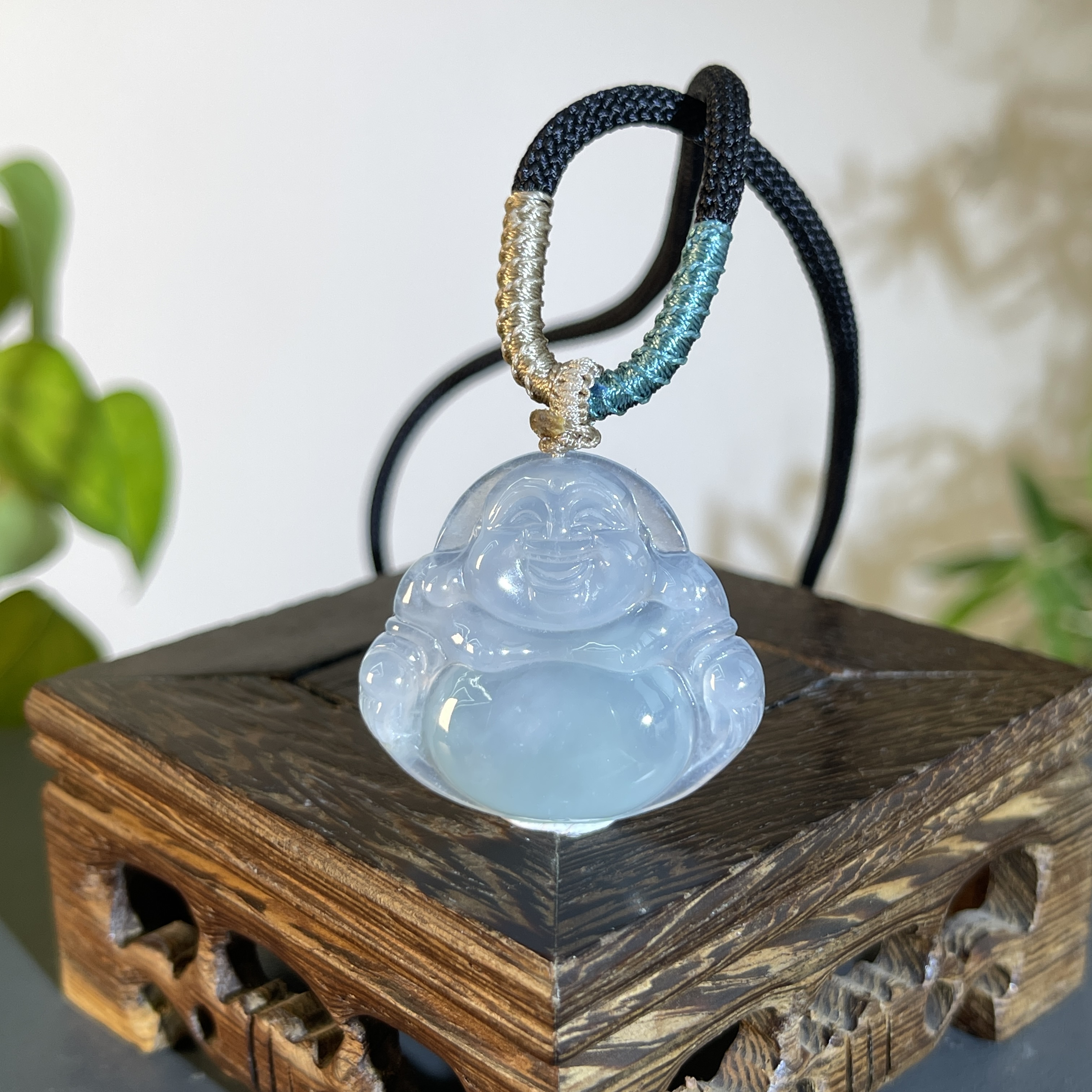 JXW18-99 天然缅甸A货翡翠 佛公