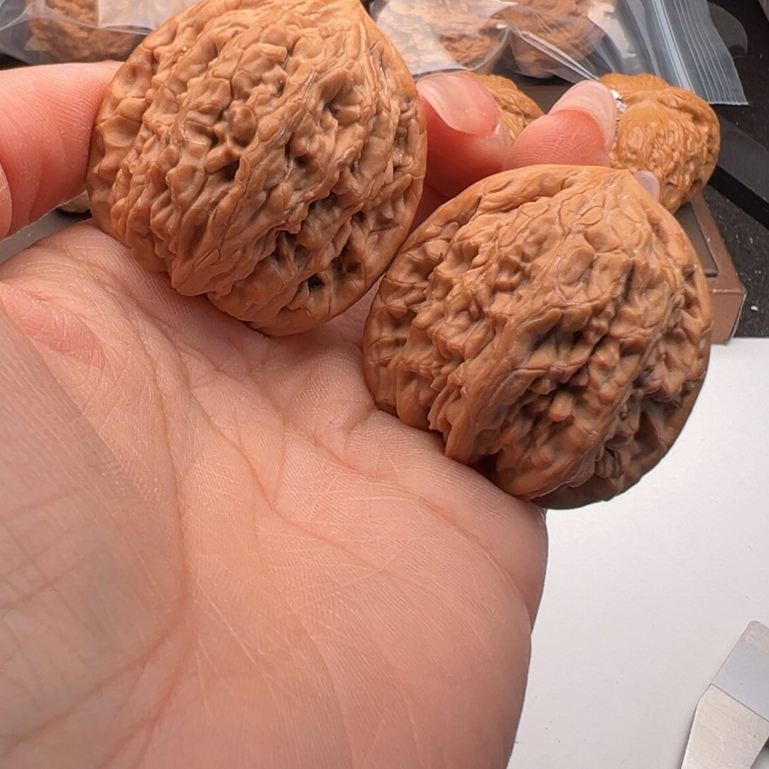 文玩核桃把件虎头王41