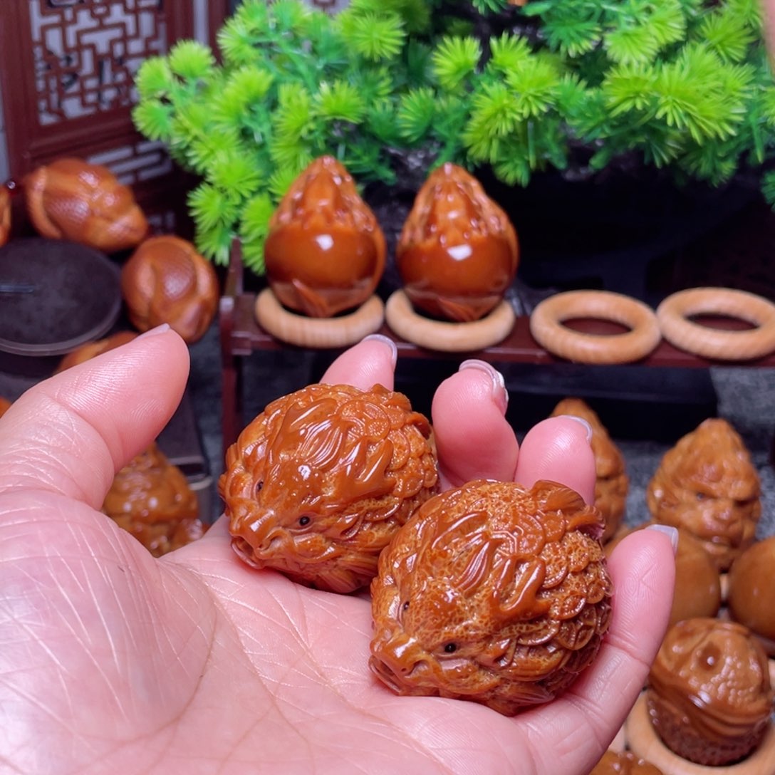 【闪购商品】橄榄核手串/手链37左右金币龙龟手球