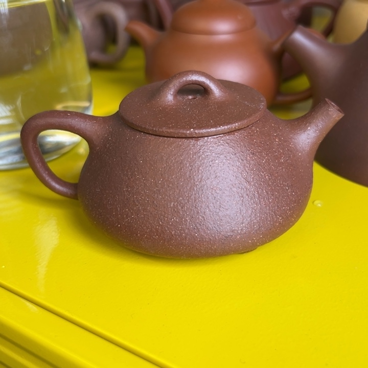 茶壶紫砂紫泥小景州150cc