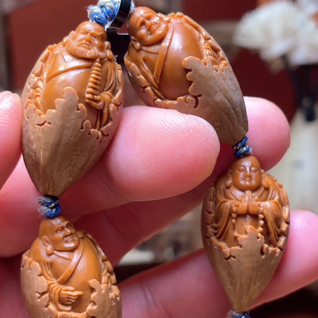 橄榄核手串/手链十八罗汉