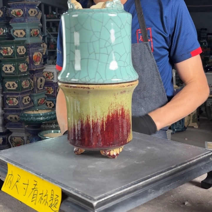 一风堂石湾花盆 内11*11微瑕702
