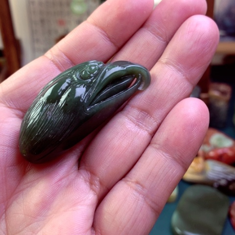 岫岩河磨玉（透闪石质玉）颈饰未镶嵌