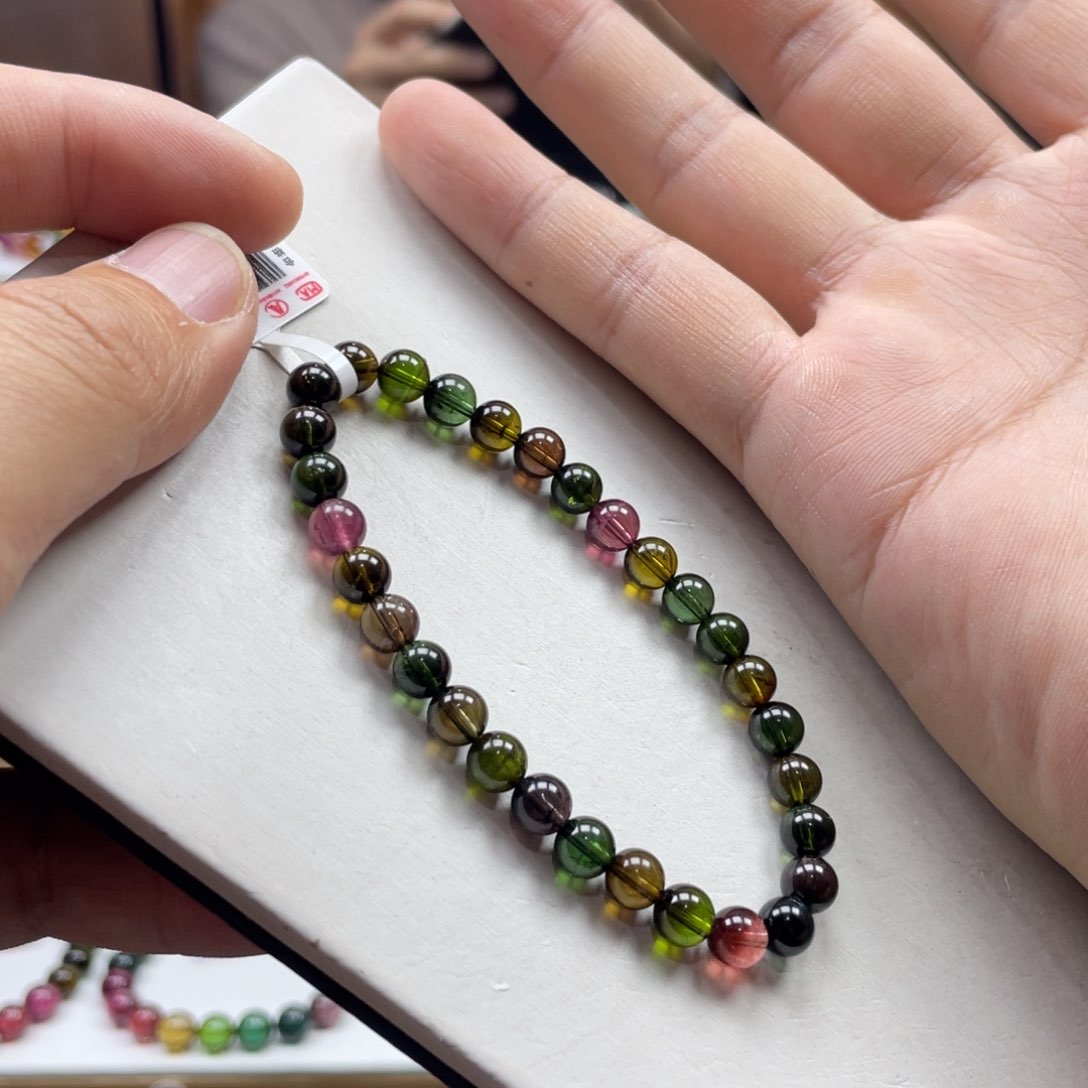 碧玺手串未镶嵌6mm.mmmmmmmmmm