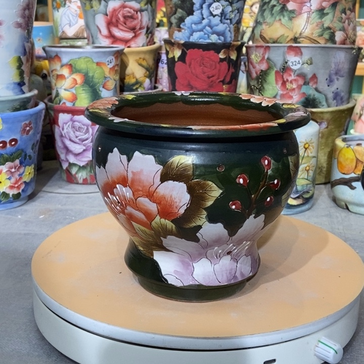 红陶景德镇艺术手绘作品