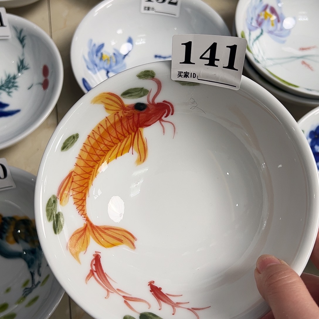 瓷片景德镇陶瓷手工手绘制作