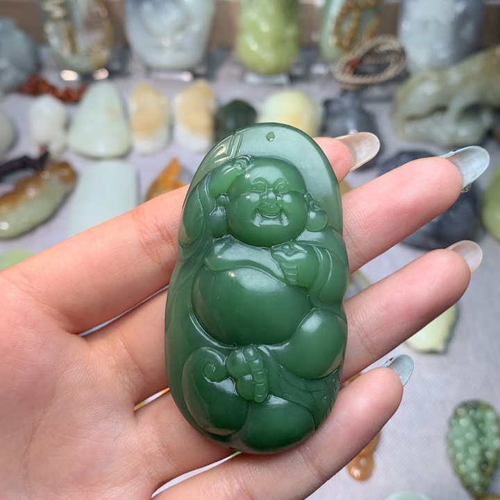 和田玉挂件未镶嵌相***李