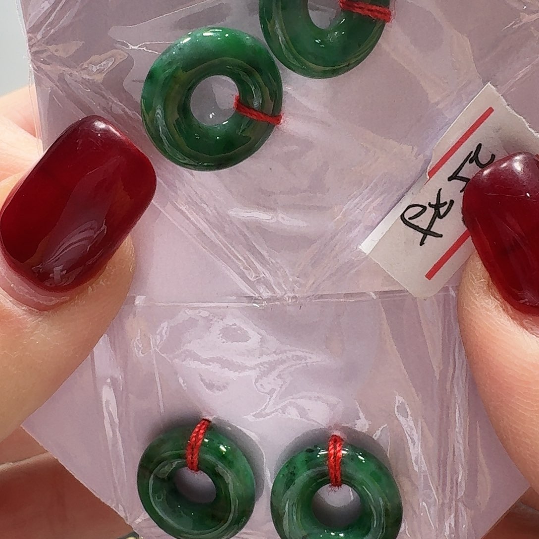 翡翠耳饰未镶嵌多样性发货/1fu