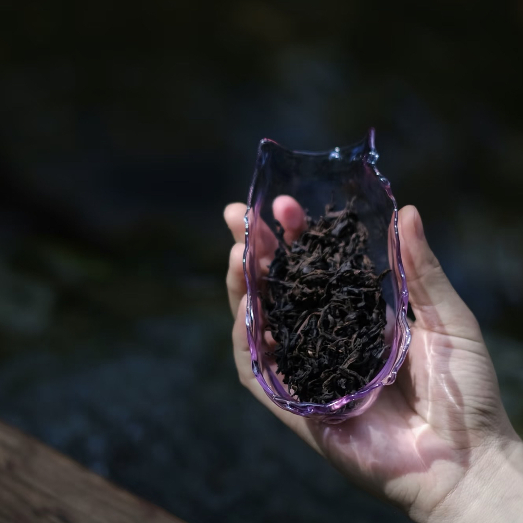 黑光 玻璃手作茶则