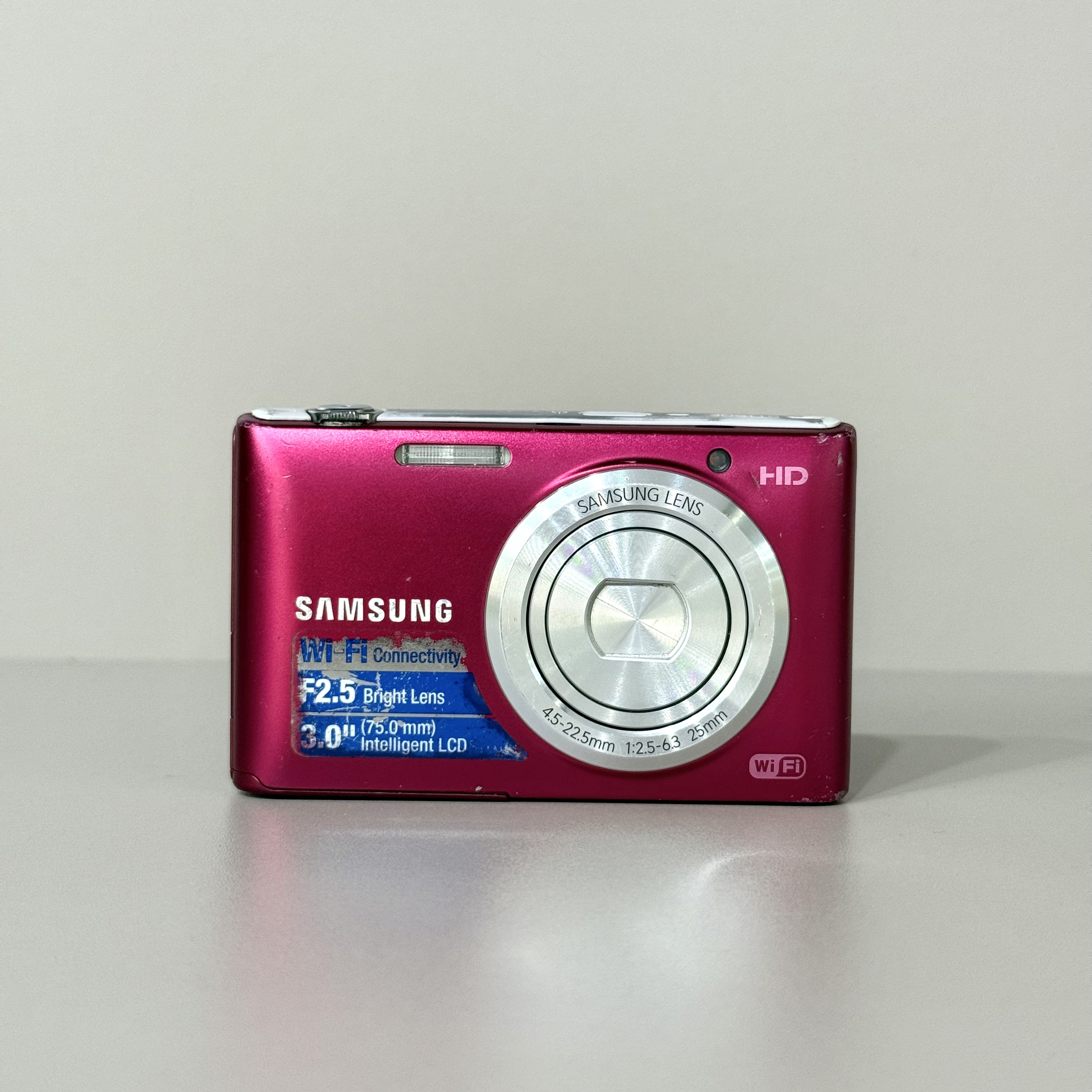 9新 Samsung/三星 ST150F红 1620万像素 冷白有美颜 不支持试用