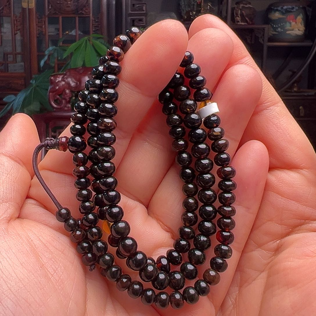 琥珀裸石未镶嵌抚顺琥珀20382。5m m