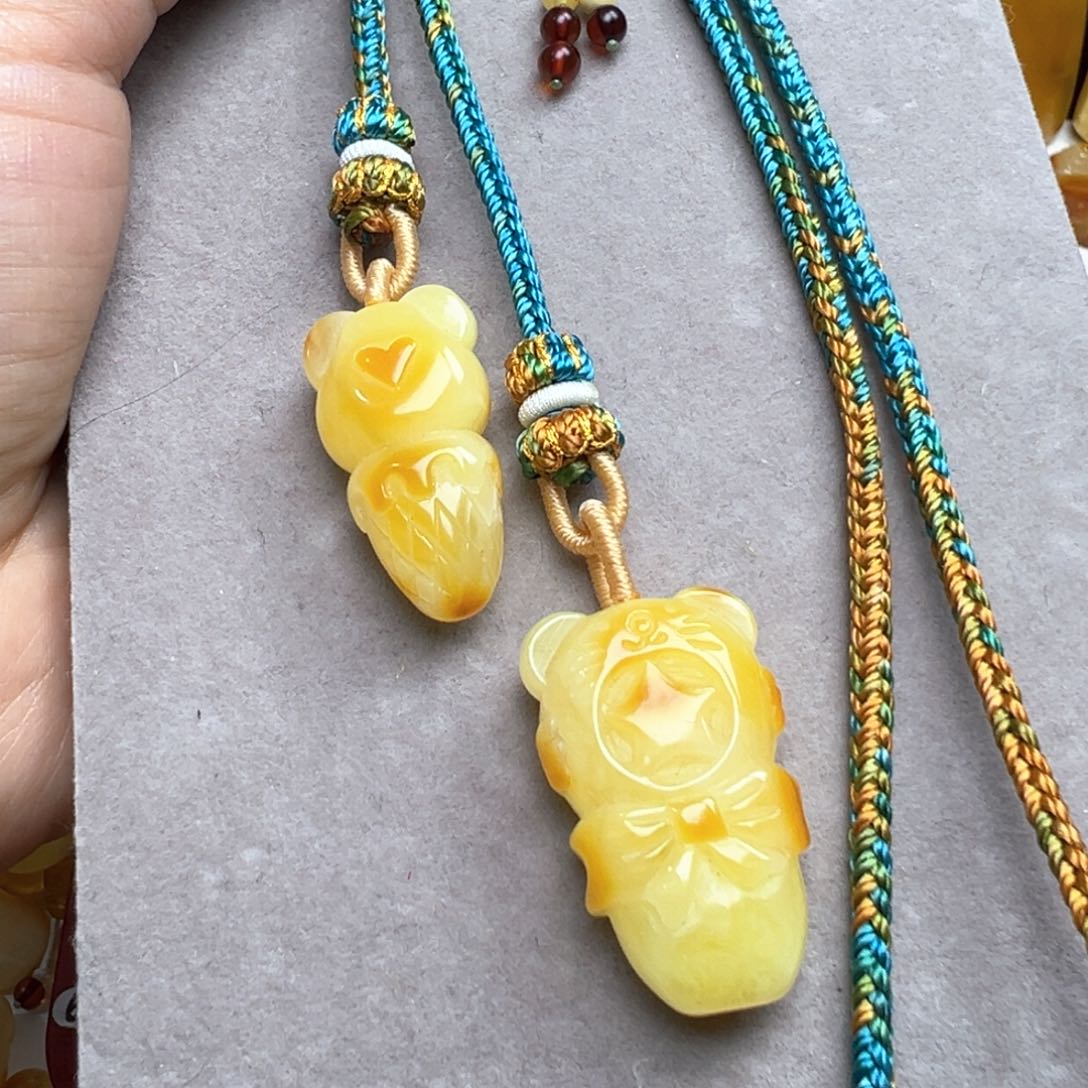 琥珀吊坠(不含链)未镶嵌