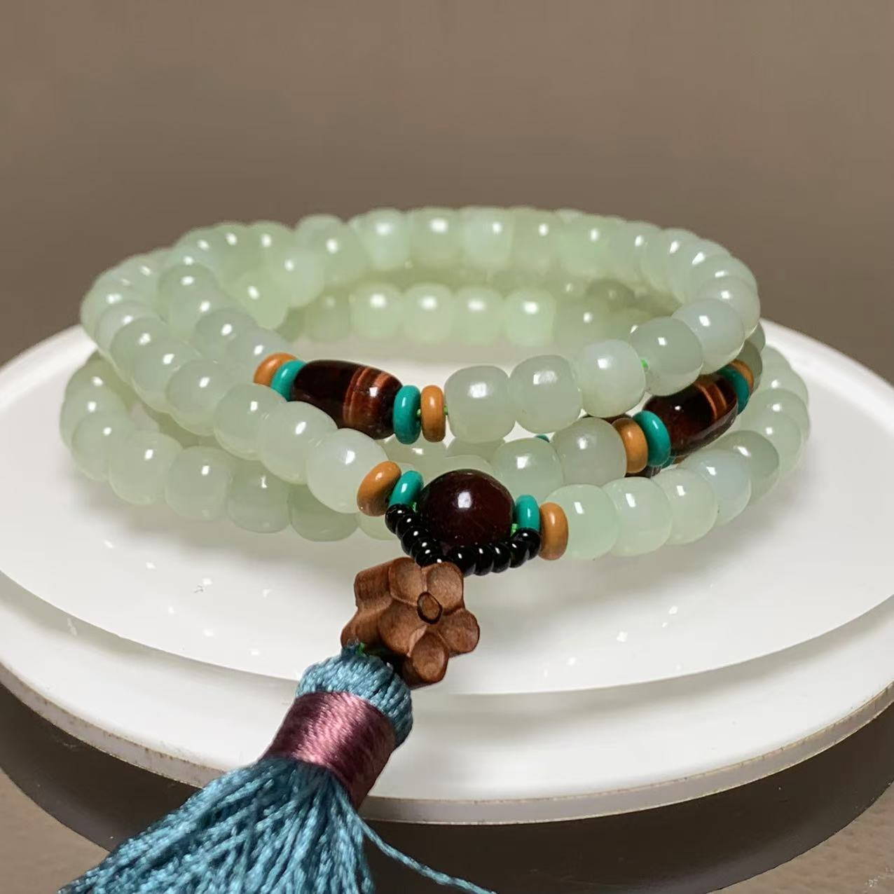 D1415珠宝玉石精选和田玉手串